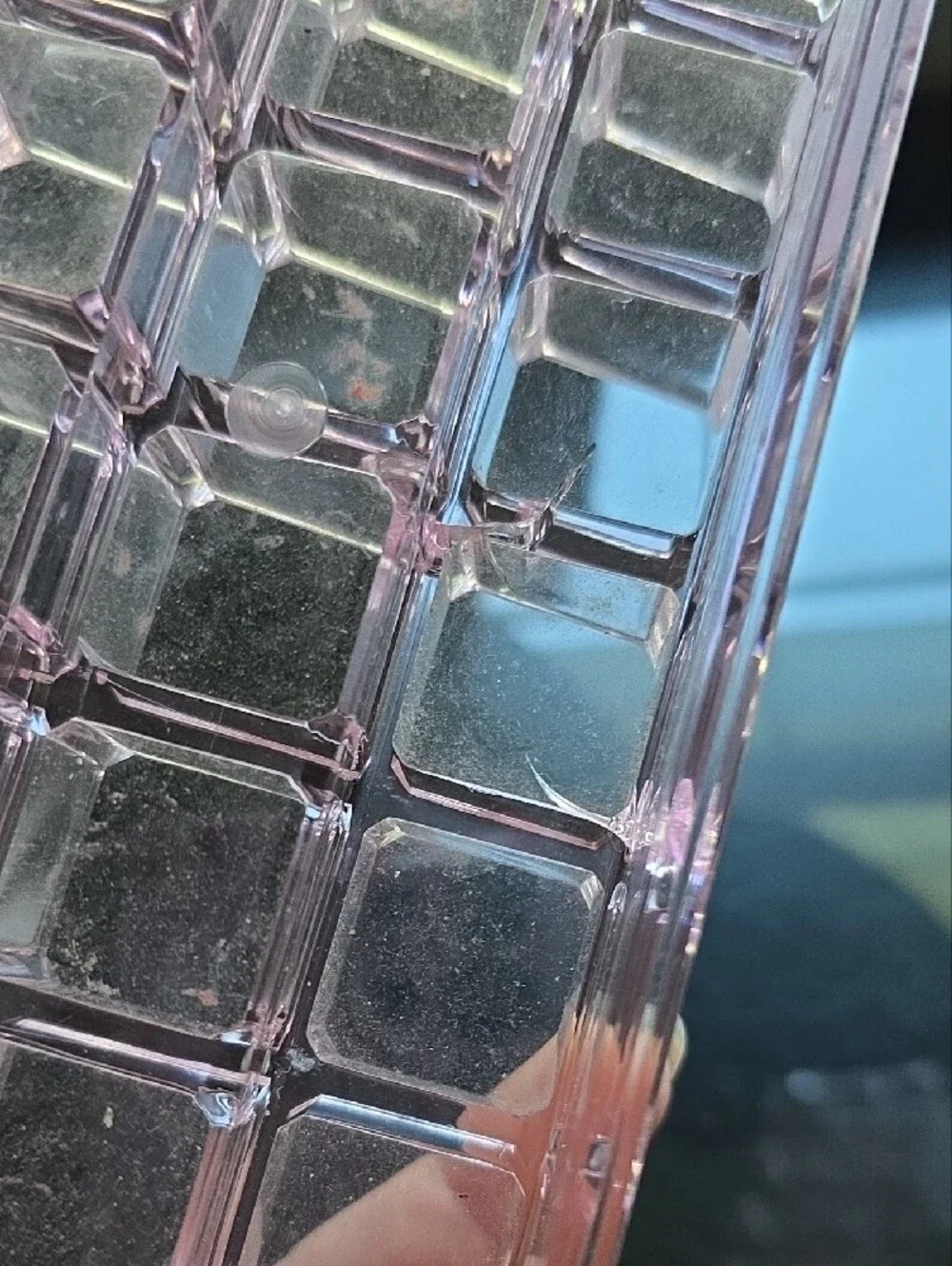 💚5/$20💚Pink Clear Acrylic 24-Slot Organizer Tray